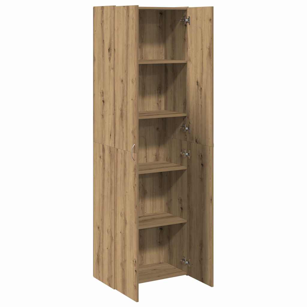 Highboard Artisan Eik 60X32X190 Cm Konstruert Tre