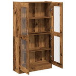 Highboard Gammelt Tre 82,5X30,5X150 Cm Konstruert Tre