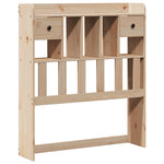 Seng Med Bokhylle Uten Madrass 90X200 Cm Heltre Furu
