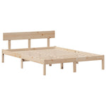 Seng Med Bokhylle Uten Madrass 120X200 Cm Heltre Furu
