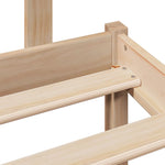 Seng Med Bokhylle Uten Madrass 120X200 Cm Heltre Furu
