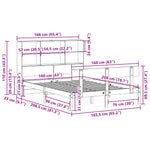 Seng Med Bokhylle Uten Madrass Hvit 160X200 Cm Heltre Furu