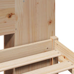 Seng Med Bokhylle Uten Madrass 120X200 Cm Heltre Furu