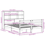 Seng Med Bokhylle Uten Madrass Hvit 120X200 Cm Heltre Furu