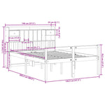 Seng Med Bokhylle Uten Madrass Hvit 140X200 Cm Heltre Furu