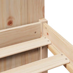 Seng Med Bokhylle Uten Madrass 120X200 Cm Heltre Furu