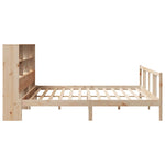 Seng Med Bokhylle Uten Madrass 180X200 Cm Heltre Furu