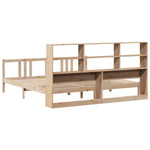 Seng Med Bokhylle Uten Madrass 180X200 Cm Heltre Furu