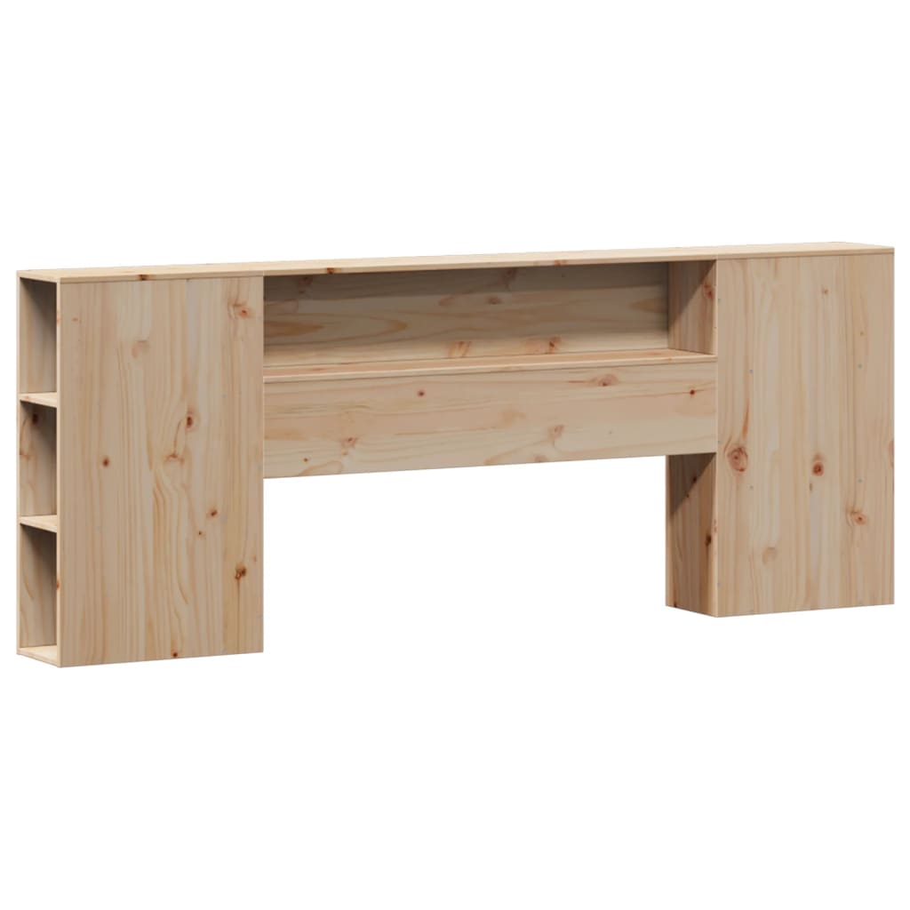 Seng Med Bokhylle Uten Madrass 180X200 Cm Heltre Furu