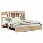 Seng Med Bokhylle Uten Madrass 180X200 Cm Heltre Furu