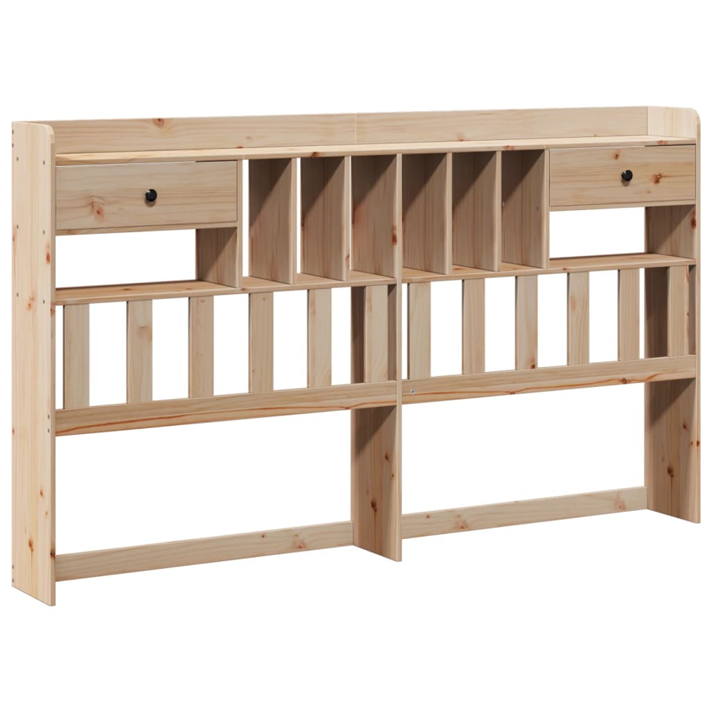 Seng Med Bokhylle Uten Madrass 180X200 Cm Heltre Furu