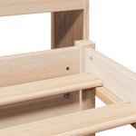 Seng Med Bokhylle Uten Madrass 180X200 Cm Heltre Furu