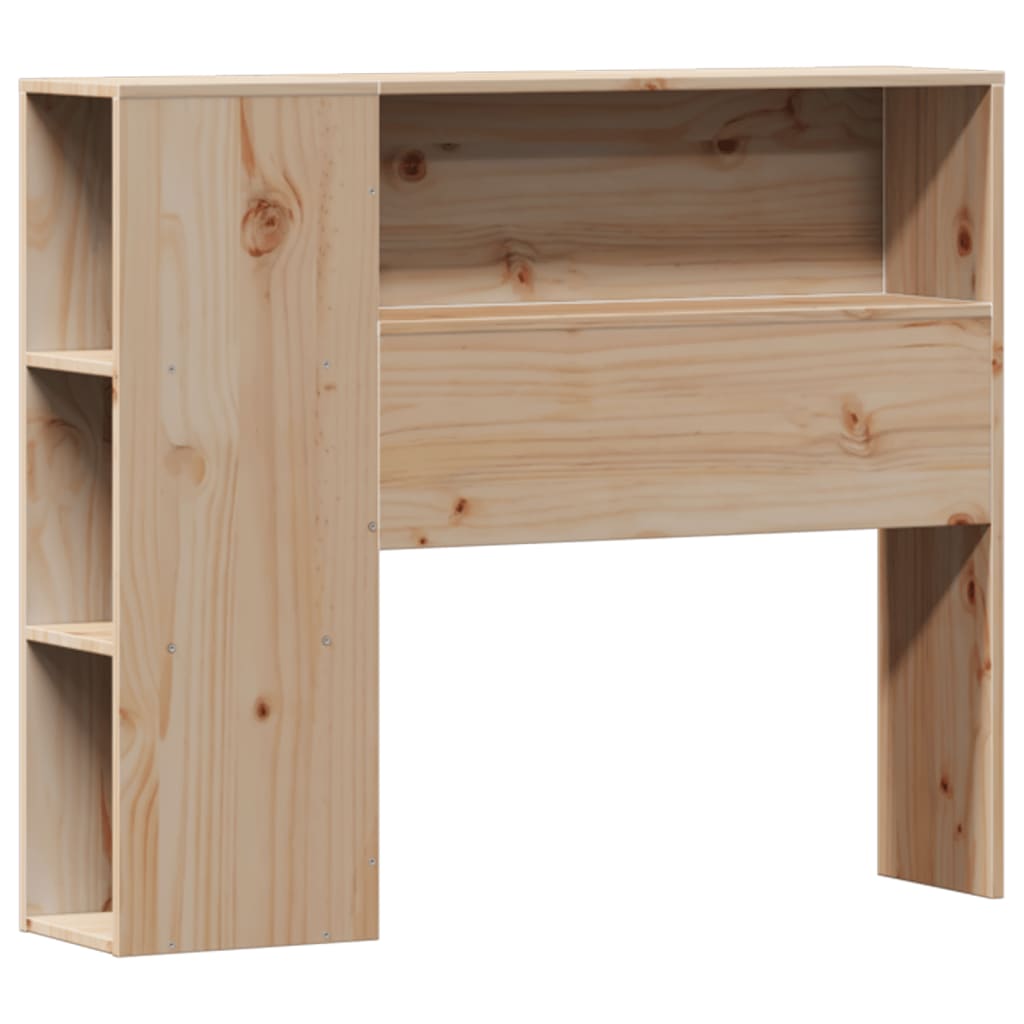Seng Med Bokhylle Uten Madrass 90X200 Cm Heltre Furu