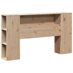 Seng Med Bokhylle Uten Madrass 120X200 Cm Heltre Furu