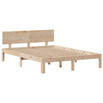 Seng Med Bokhylle Uten Madrass 140X200 Cm Heltre Furu
