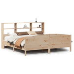 Seng Med Bokhylle Uten Madrass 180X200 Cm Heltre Furu