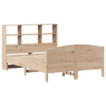 Seng Med Bokhylle Uten Madrass 140X200 Cm Heltre Furu