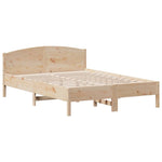 Seng Med Bokhylle Uten Madrass 140X200 Cm Heltre Furu