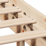 Seng Med Bokhylle Uten Madrass 120X200 Cm Heltre Furu