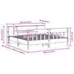 Seng Med Bokhylle Uten Madrass 180X200 Cm Heltre Furu