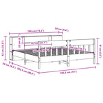 Seng Med Bokhylle Uten Madrass Hvit 180X200 Cm Heltre Furu