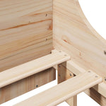 Seng Med Bokhylle Uten Madrass 120X200 Cm Heltre