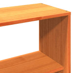 Seng Med Bokhylle Uten Madrass Voksbrun 120X200 Cm Heltre