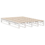 Seng Med Bokhylle Uten Madrass Hvit 160X200 Cm Heltre