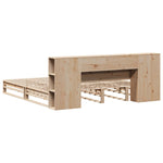 Seng Med Bokhylle Uten Madrass 180X200 Cm Heltre