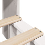 Seng Med Bokhylle Uten Madrass Hvit 100X200 Cm Heltre