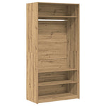 Garderobe Artisan Eik 100X50X200 Cm Konstruert Tre