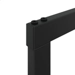Vedstativ Svart 110X30X61 Cm Stål
