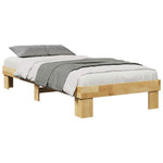Sengeramme Uten Madrass 75X190 Cm Heltre Eik