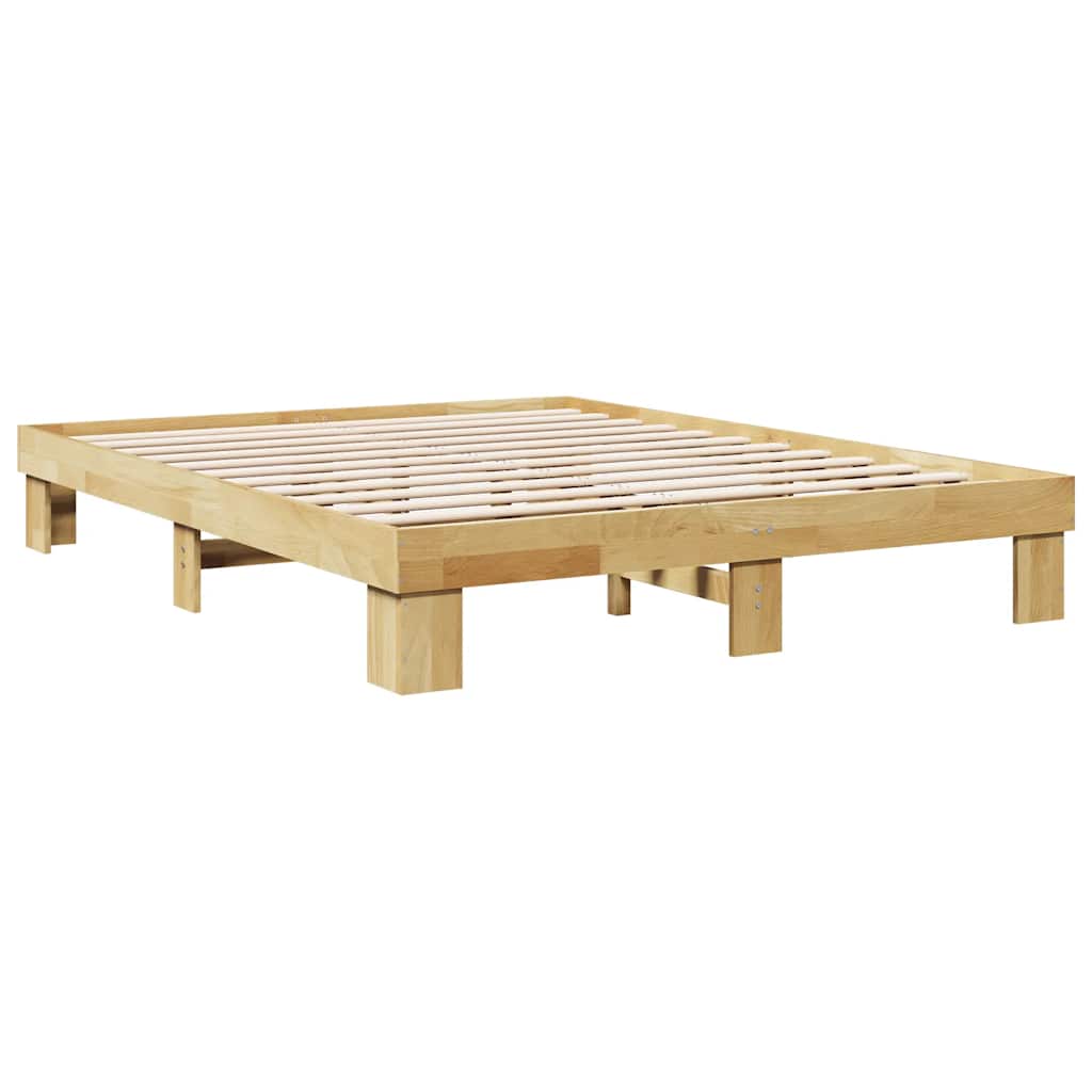 Sengeramme Uten Madrass 135X190 Cm Heltre Eik
