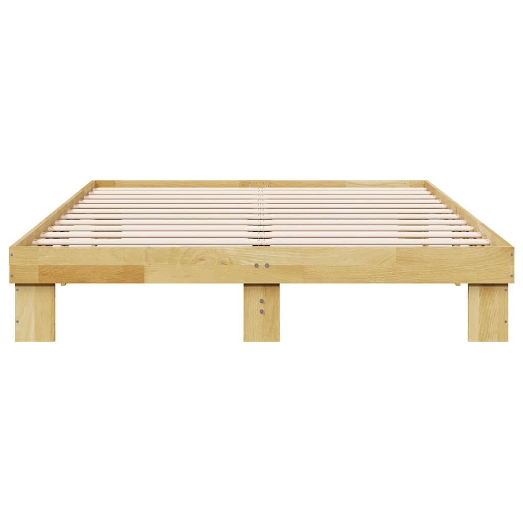 Sengeramme Uten Madrass 135X190 Cm Heltre Eik