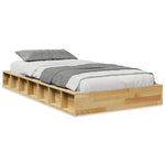 Sengeramme Uten Madrass 80X200 Cm Heltre Eik