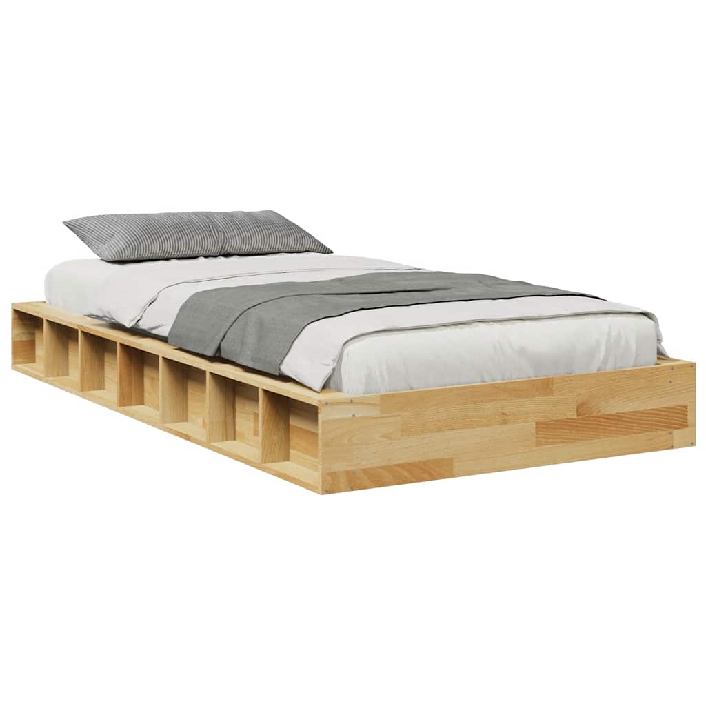 Sengeramme Uten Madrass 80X200 Cm Heltre Eik