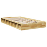 Sengeramme Uten Madrass 80X200 Cm Heltre Eik
