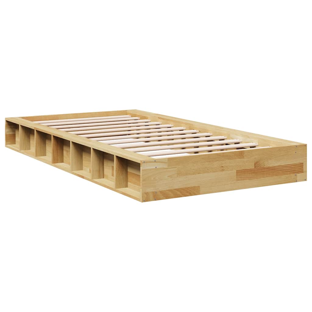 Sengeramme Uten Madrass 90X200 Cm Heltre Eik