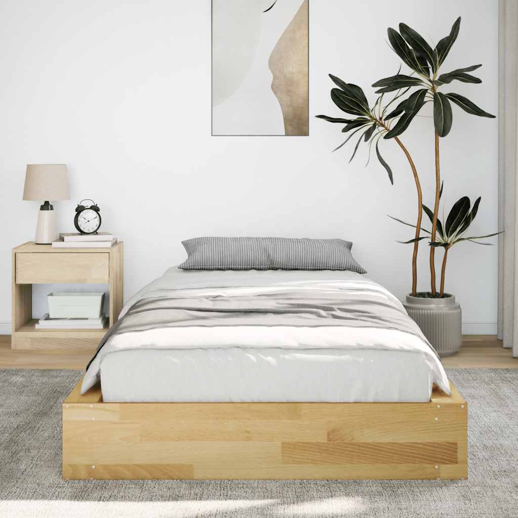 Sengeramme Uten Madrass 90X200 Cm Heltre Eik
