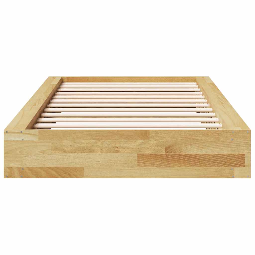 Sengeramme Uten Madrass 90X200 Cm Heltre Eik