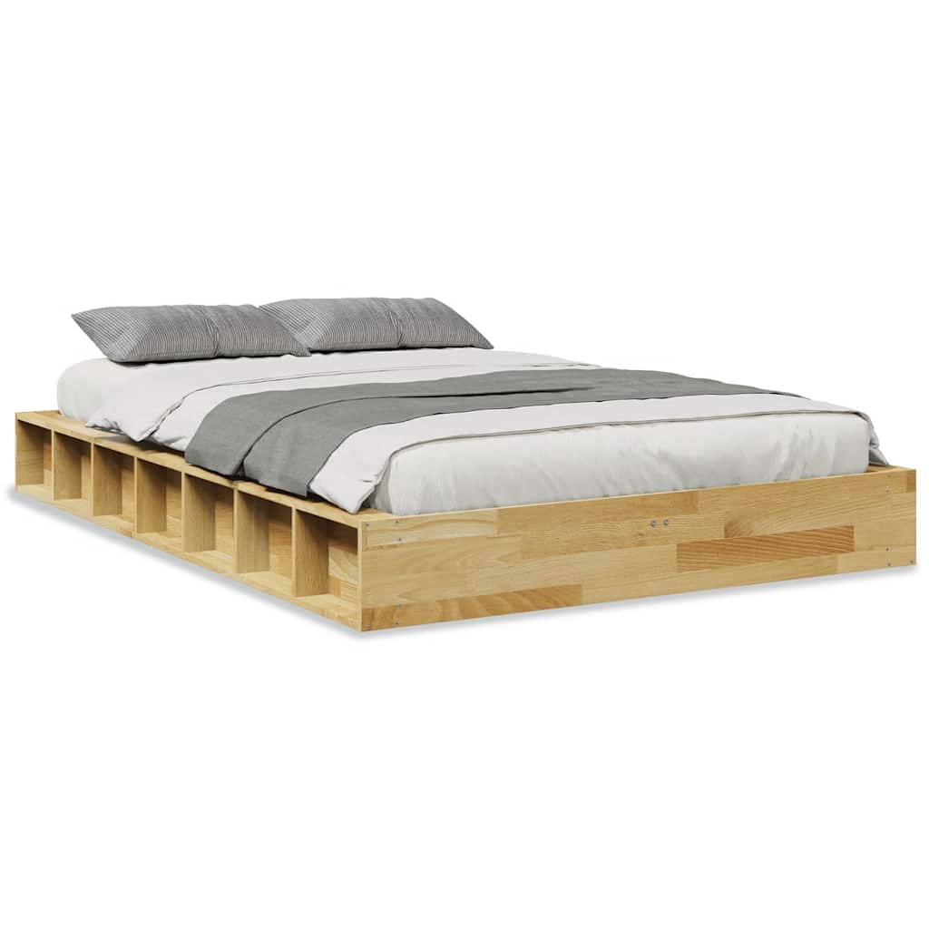 Sengeramme Uten Madrass 120X200 Cm Heltre Eik