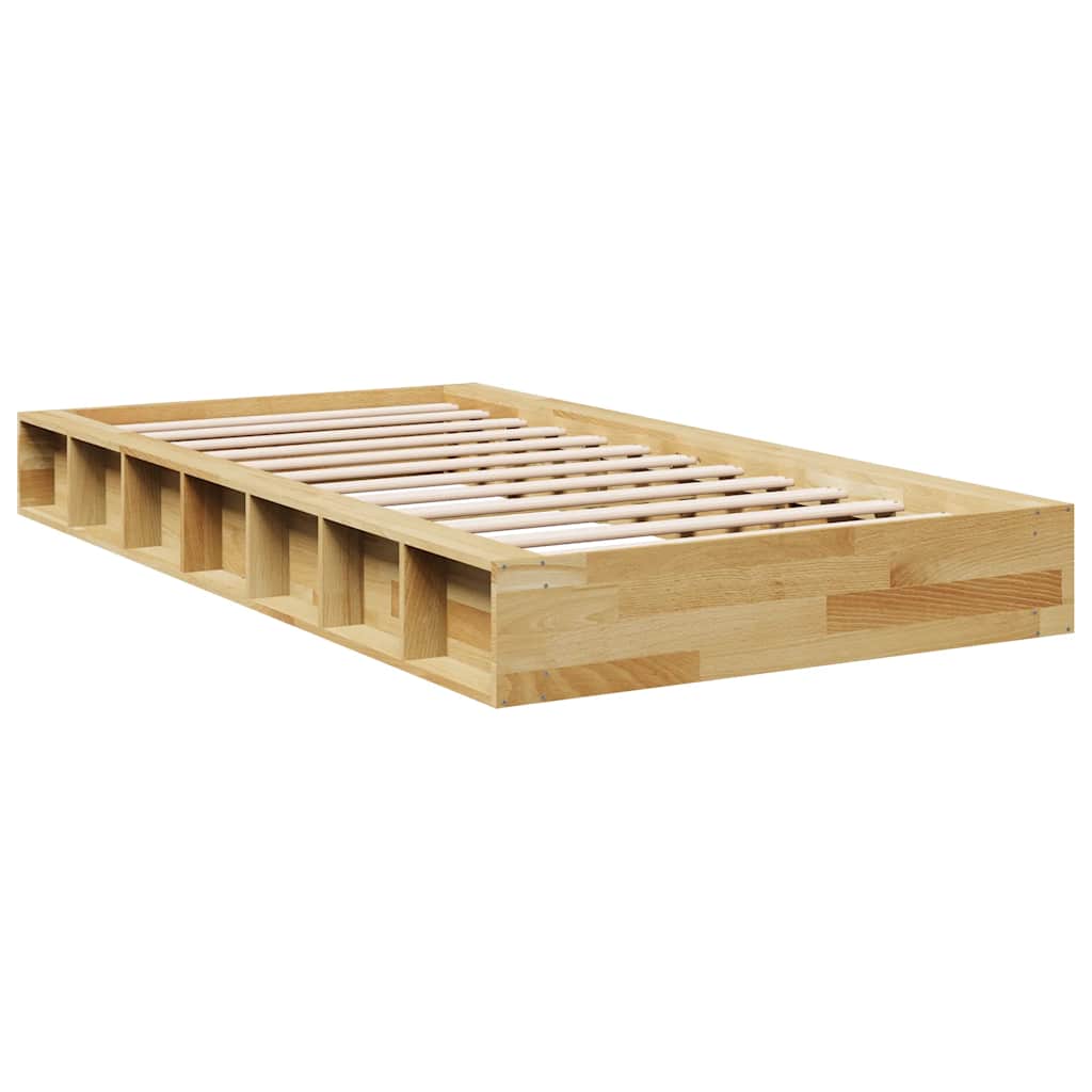 Sengeramme Uten Madrass 90X190 Cm Heltre Eik