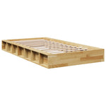 Sengeramme Uten Madrass 90X190 Cm Heltre Eik