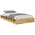 Sengeramme Uten Madrass 90X190 Cm Heltre Eik