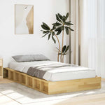 Sengeramme Uten Madrass 90X190 Cm Heltre Eik