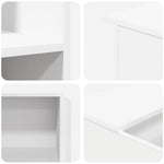 Resepsjonsdisk Hvit 100X50X103,5 Cm Konstruert Tre
