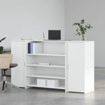 Resepsjonsdisk Hvit 180X50X103,5 Cm Konstruert Tre