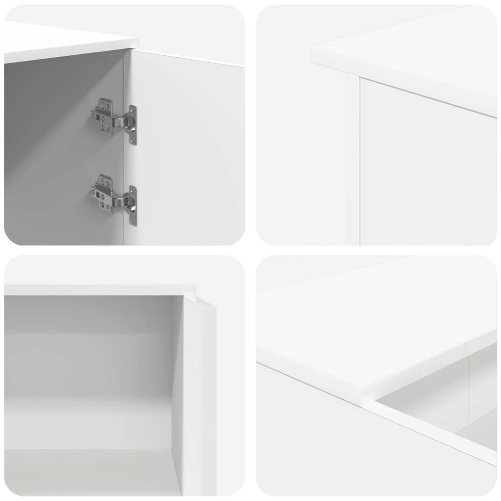 Resepsjonsdisk Hvit 180X50X103,5 Cm Konstruert Tre