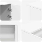 Resepsjonsdisk Hvit 180X50X103,5 Cm Konstruert Tre